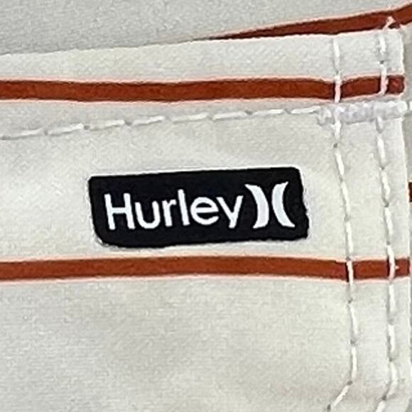 Hurley Swim Trunks Board Shorts Unlined Multi-Color Stripe Men Size‎ 32 - Picture 5 of 8